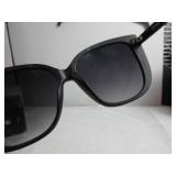 Quay - Womens Sunglasses, Square Lenses with UV Protection, Oversized Sunglasses (Ever After, Matte Black) USED, NO CASE, SMUDGES