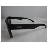 SMITH Lowdown 2 Sunglasses – Performance Sports Active Sunglasses For Running or Everyday Wear – For Men & Women – Matte Black + Black ChromaPop Glass Polarized Lenses SLIGHTLY SCRATCHED, USED, 