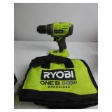 RYOBI 18V ONE+ HP Compact Brushless 1/2" Drill/Driver MISSING CHARGER AND BATTERY, TESTED, WORKS, USED!