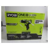 RYOBI 18V ONE+ HP Compact Brushless 1/2" Drill/Driver MISSING BATTERY AND CHARGER, NEW, TESTED, WORKS!