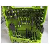 RYOBI Screwdriver Drill and Impact Drive Bit set (65-Piece) Drive Bits A986501 USED