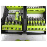 Ryobi - AR2040 - Impact Rated Driving Kit - 70-Piece BOX CLIP IS BROKEN, NO PACKAGING, BITS ARE SLIGHTLY USED