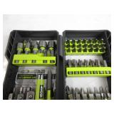 Ryobi - AR2040 - Impact Rated Driving Kit - 70-Piece BOX CLIP IS BROKEN, NO PACKAGING, BITS ARE SLIGHTLY USED
