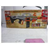 Nerf Ultra Select Fully Motorized Blaster, Fire for Distance or Accuracy, Automatic Electric Full Auto Toy Foam Blasters NOT TESTED, NO BATTERIES, MISSING 1 DISTANT NERF DARTS, ONLY 9 DISTANT & 10 ACC