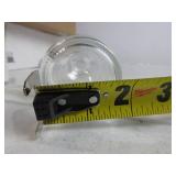 12 SMALL GLASS BOTTLES MULTI-USE NEW, UNSURE OF OUNCES