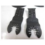 RYOBI Multi-Material Oscillating Blade Set 7 PIECES,  MISSING 1 CUTTER, 1 HAS NUMBERS FADING, OPEN BOX