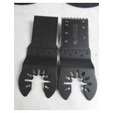 RYOBI Multi-Material Oscillating Blade Set 7 PIECES,  MISSING 1 CUTTER, 1 HAS NUMBERS FADING, OPEN BOX