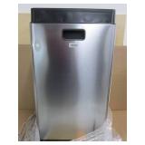 Simplehuman 40 Liter / 10.6 Gallon Stainless Steel Touch-Bar Kitchen Trash Can, Brushed Stainless Steel, ADA-Compliant - Scratch and Dent.