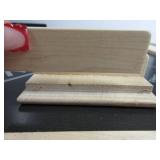 WS Game Company Monopoly Luxe Maple Edition OPEN/DAMAGED BOX, 32 HOUSE & 12 HOTEL PIECES, CARDS, 2 DICE, 8 MARKERS, DRAWER A BIT BROKEN INSIDE