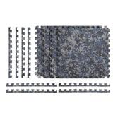 Norsk 25 in. x 25 in. x 0.55 in. Dual Sided Impact Foam Gym Tile 35 sq. ft.
