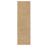 (3) Home Decorators Collection Raleigh Jute Boucle Natural 2 ft. x 7 ft. Runner Rug