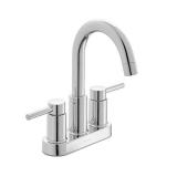 Glacier Bay Dorind 4 in. Centerset Double Handle High-Arc Bathroom Faucet in Chrome