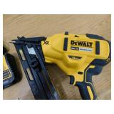 New - DEWALT 20V MAX XR Lithium-Ion Cordless 2-1/2 in. 15-Gauge Finish Nailer Kit with 2.0Ah Battery, Charger and Contractor Bag