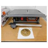 RIDGID 6.5-Amp 7 in. Blade Corded Table Top Wet Tile Saw