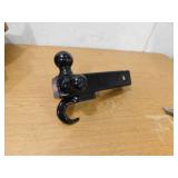 TowSmart Diameters Adjustable Trailer Tri-Ball Mount with Hook