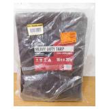 Everbilt 16 ft. x 20 ft. Brown and Silver Heavy Duty Tarp