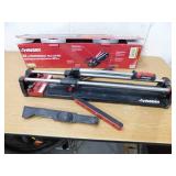 Husky 24 in. Tile Cutter with Tungsten Carbide Blade and Adjustable Gauge