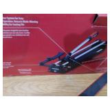 Husky 24 in. Tile Cutter with Tungsten Carbide Blade and Adjustable Gauge