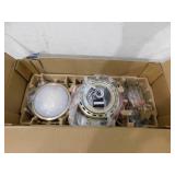 Hampton Bay Chelia 56 in. Indoor Gold LED Ceiling Fan with Reversible Blades and Color Changing Technology