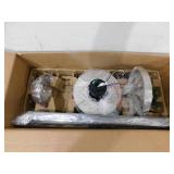 Home Decorators Collection Merwry 52 in. Integrated LED Indoor Brushed Nickel Ceiling Fan with Light Kit and Remote Control