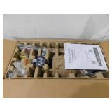 Hampton Bay Mena 54 in. White Color Changing Integrated LED Indoor/Outdoor Matte Black Ceiling Fan with Light Kit