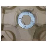 Commercial Electric 15 in. Brushed Nickel Integrated LED Dimmable Selectable CCT Flush Mount Indoor Ceiling Light