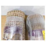 (2) Home Decorators Collection Raleigh Jute Boucle Natural 2 ft. x 7 ft. Runner Rug