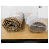 (2) Home Decorators Collection Raleigh Jute Boucle Natural 2 ft. x 7 ft. Runner Rug
