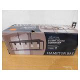 Hampton Bay Boswell Quarter 5-Light Black Industrial Linear Island Hanging Chandelier for Kitchen Islands and Dining