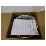 Hampton Bay Carver 58 in. Black Downbridge Floor Lamp