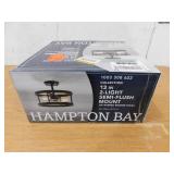 Moreland 13 in. 2-Light Oil-Rubbed Bronze Semi-Flush Mount