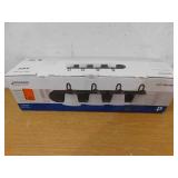 Solvang 30 in. 4-Light Antique Bronze Vanity Light with Etched Alabaster Glass Shades