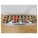 Solvang 30 in. 4-Light Antique Bronze Vanity Light with Etched Alabaster Glass Shades