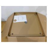 Hampton Bay Boswell Quarter 20 in. 5-Light Distressed Black Farmhouse Pendant for Kitchen or Entryway