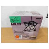 Feit Electric Katalyst 60-Watt 4-Light Matte Black Modern Adjustable  and 3-Light Modes LED Pendant Light