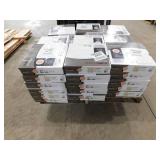 (48) Travertine Beige 4 MIL x 12 in. W x 12 in. L Peel and Stick Water Resistant Vinyl Tile Flooring 1,440 sq. ft.