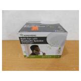 HOMEWERKS 80 CFM Ceiling Mount Bathroom Exhaust Fan with Bluetooth Speaker and LED Light