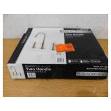 Glacier Bay Dorind 8 in. Widespread Double-Handle High-Arc Bathroom Faucet in Brushed Nickel