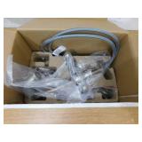 KOHLER Capilano Monoblock 4 in. Centerset 2-Handle Bathroom Faucet in Vibrant Brushed Nickel