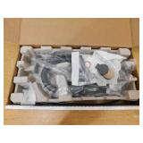 Delta Nicoli J-Spout Single Hole Single-Handle Bathroom Faucet in Matte Black