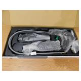 MOEN Korek Single Hole Single-Handle Bathroom Faucet with Drain Kit Included in Matte Black