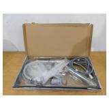 Glacier Bay Kagan Stainless Steel 15 in. H Pull Down Sprayer Kitchen Faucet with 360° Swivel Spout