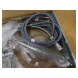 Glacier Bay Kagan Stainless Steel 15 in. H Pull Down Sprayer Kitchen Faucet with 360° Swivel Spout