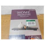 Home Decorators Collection Classic Farmhouse 23.625 in. W x 8.25 in. D Barn-Wood Finish MDF Quick Mount Bracket Decorative Wall Shelf