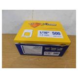 QEP Xtreme White 1/16 in. Clip, Part A of Two-Part Tile Leveling System 500-Pack