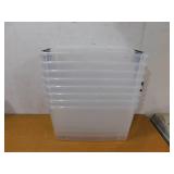 (8) Sterilite 70 Qt. Ultra Storage Box