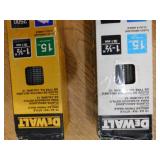 (2) DEWALT 1-1/2 in. x 15-Gauge Bright Finish Angled Nails (2500 Per Box)