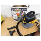 Stinger 2.5 Gallon 1.75 Peak HP Small Shop Vacuum Wet Dry Vac with Filter Bag, Hose, Utility Nozzle and Car Nozzle Attachments