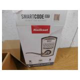 Kwikset 917 SmartCode Satin Nickel Keypad Electronic Single-Cylinder Tustin Door Handle Featuring SmartKey Security