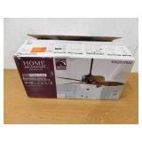 Home Decorator 52 in. Indoor/Outdoor LED Ceiling Fan with Light Kit, Downrod and Reversible Moto